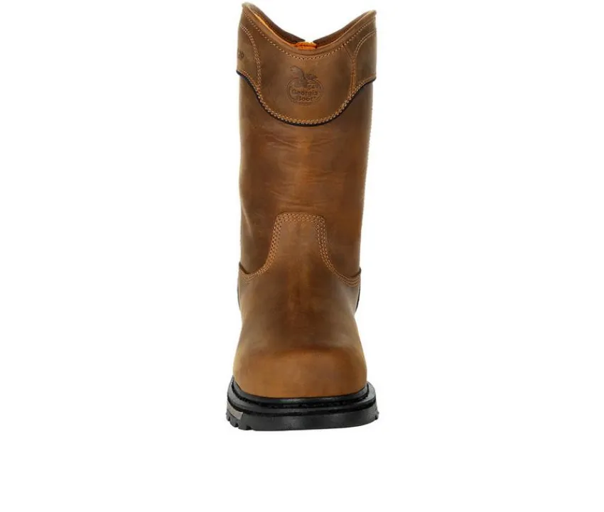 Men's Carbo-Tec LTX Waterproof Composite Toe Pull On Work Boots|Georgia Boot New