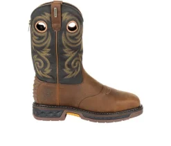 Men's Carbo-Tec LT Steel Toe Waterproof Pull On Work Boots|Georgia Boot Sale