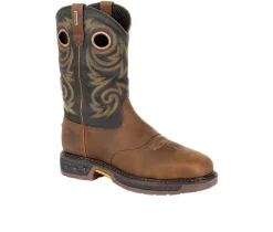 Men's Carbo-Tec LT Steel Toe Waterproof Pull On Work Boots|Georgia Boot Sale