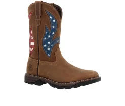 Georgia Boot Work & Safety|Work>Men's CARB0-TEC FLX WELLINGTON ALLOY TOE Cowboy Boots