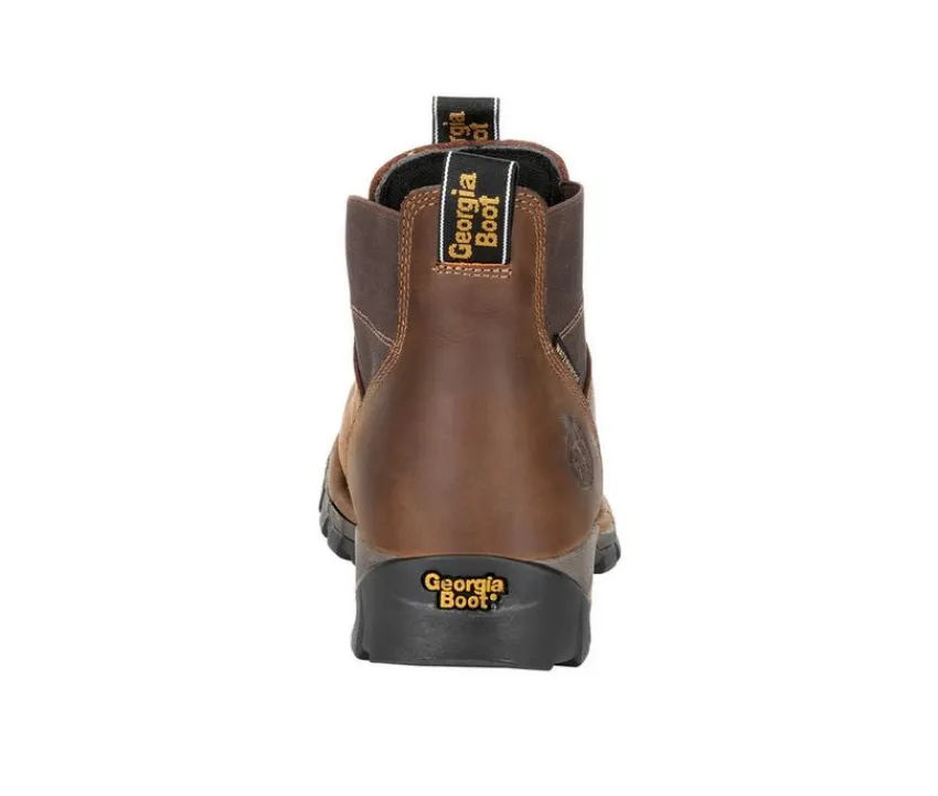 Men's Eagle One Waterproof Chelsea Work Boots|Georgia Boot Best