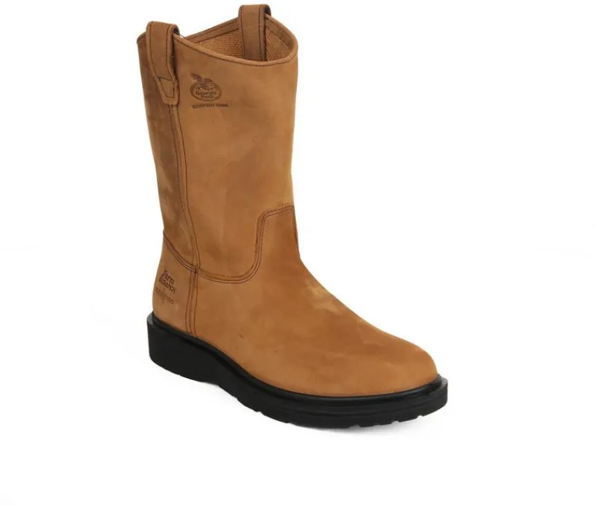 Georgia Boot Boots>Men's Farm and Ranch Wellington Work Boots