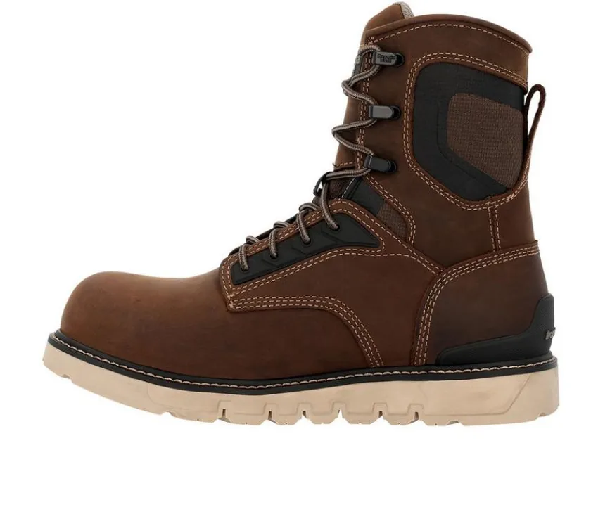 Men's GEORGIA CARBON FLEX WEDGE CARBON FIBER Work Boots|Georgia Boot Best