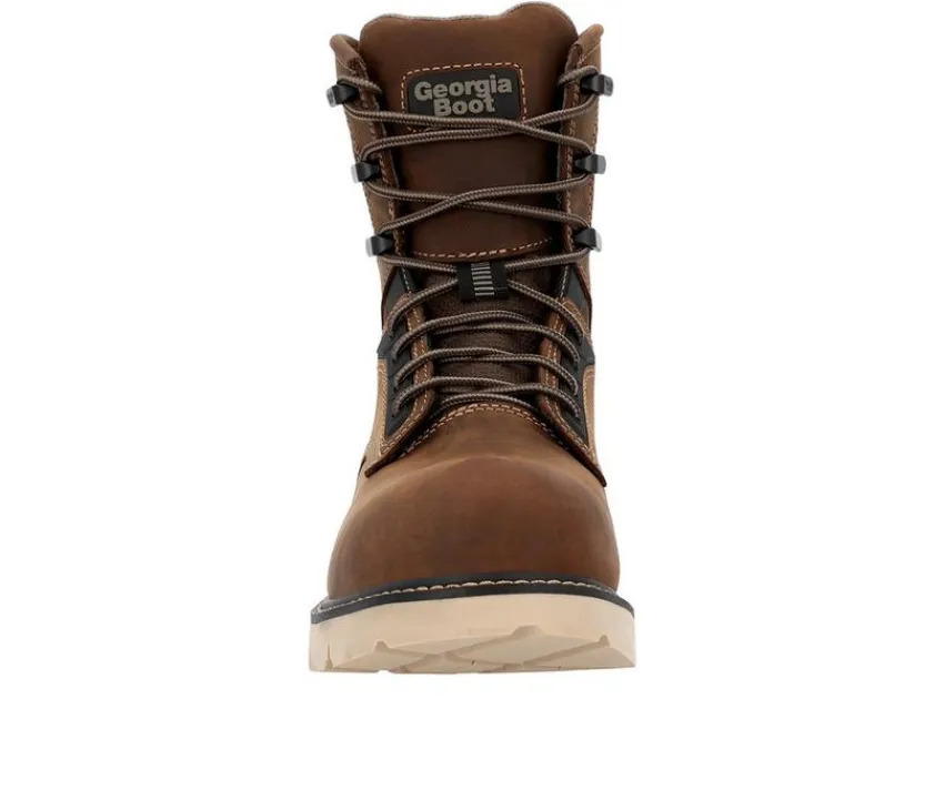 Men's GEORGIA CARBON FLEX WEDGE CARBON FIBER Work Boots|Georgia Boot Best