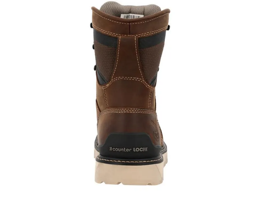 Men's GEORGIA CARBON FLEX WEDGE CARBON FIBER Work Boots|Georgia Boot Best