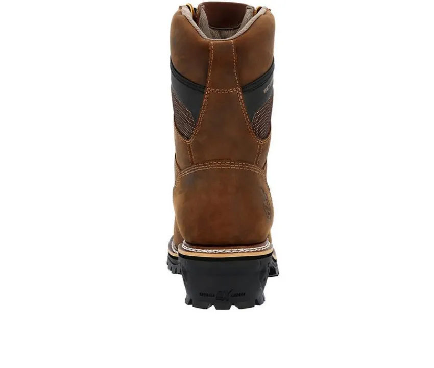 Georgia Boot Work & Safety|Work>Men's LTX Logger Composite Toe Waterproof Work Boots