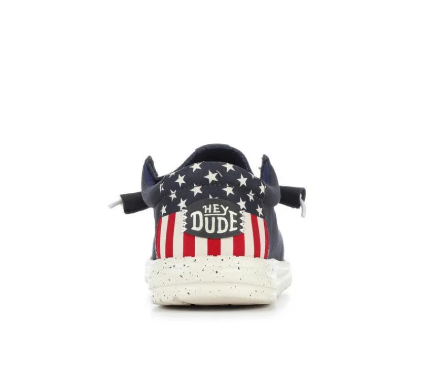 Men's Wally Americana Casual Shoes|HEYDUDE Hot
