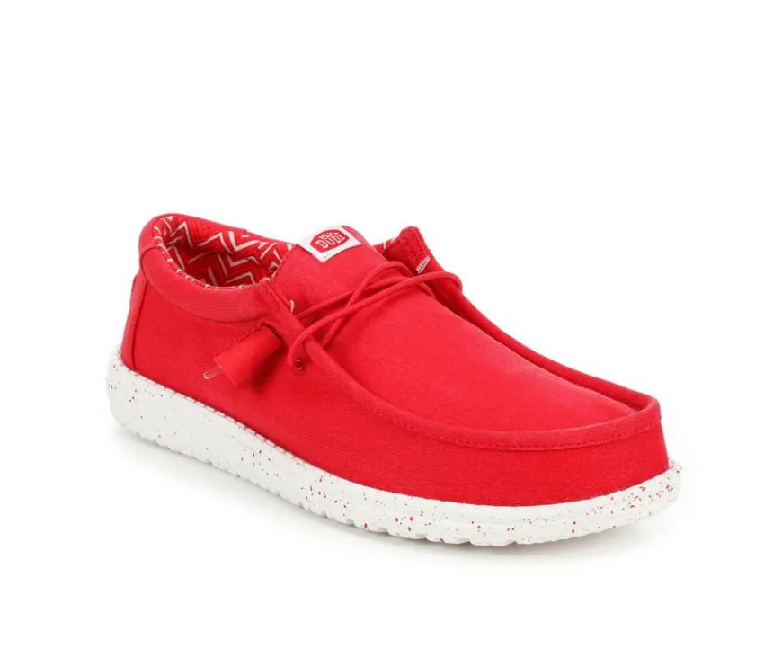 Men's Wally Canvas Casual Shoes|HEYDUDE Clearance