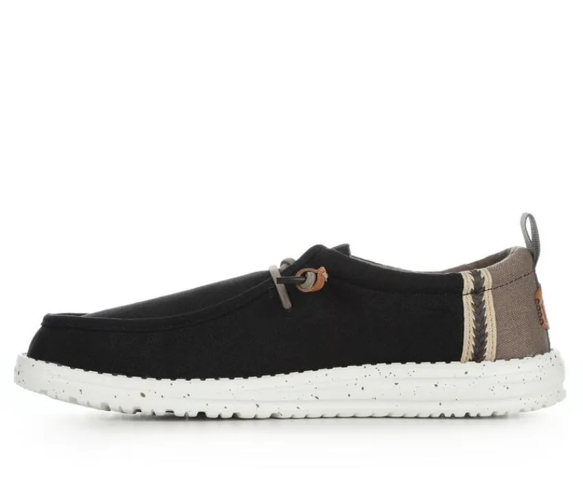 Men's Wally Craft Linen Casual Shoes|HEYDUDE Online