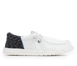 HEYDUDE Casual>Men's Wally Funk Jersey Jacquard Boat Shoes