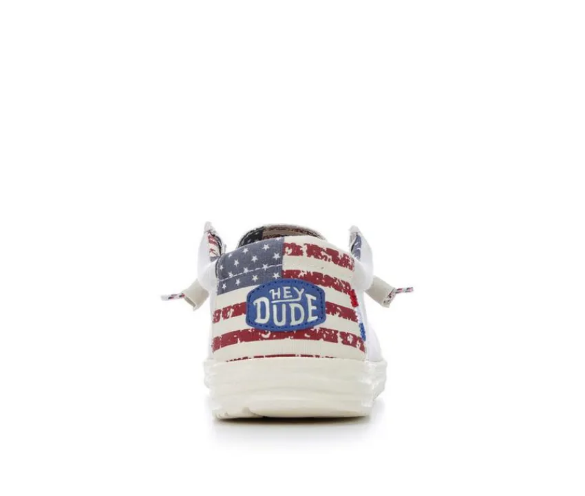 HEYDUDE Casual>Men's Wally Patriotic Casual Shoes