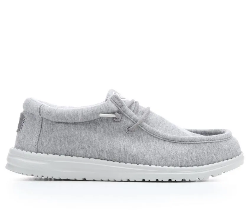 Men's Wally Stretch Sox Jersey Casual Shoes|HEYDUDE Best