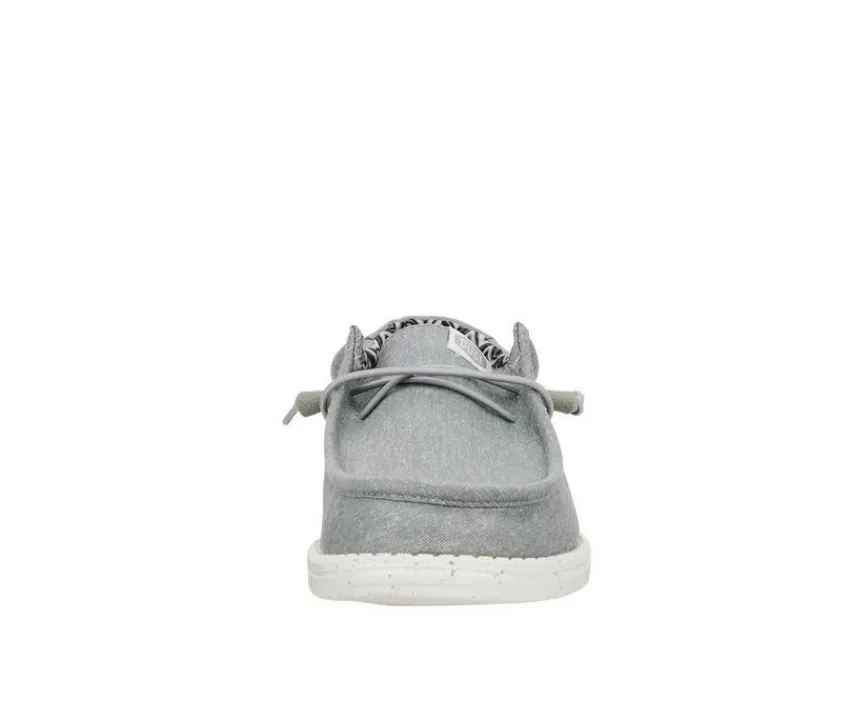 HEYDUDE Casual>Men's Wally Stretch Canvas Wide Boat Shoes