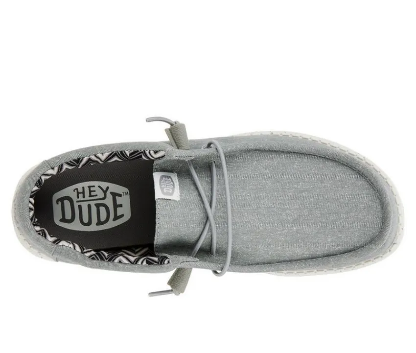 HEYDUDE Casual>Men's Wally Stretch Canvas Wide Boat Shoes