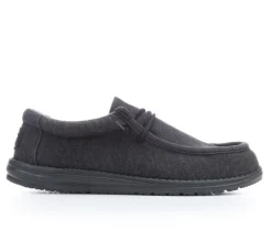 Men's Wally Stretch Sox Jersey Casual Shoes|HEYDUDE Hot