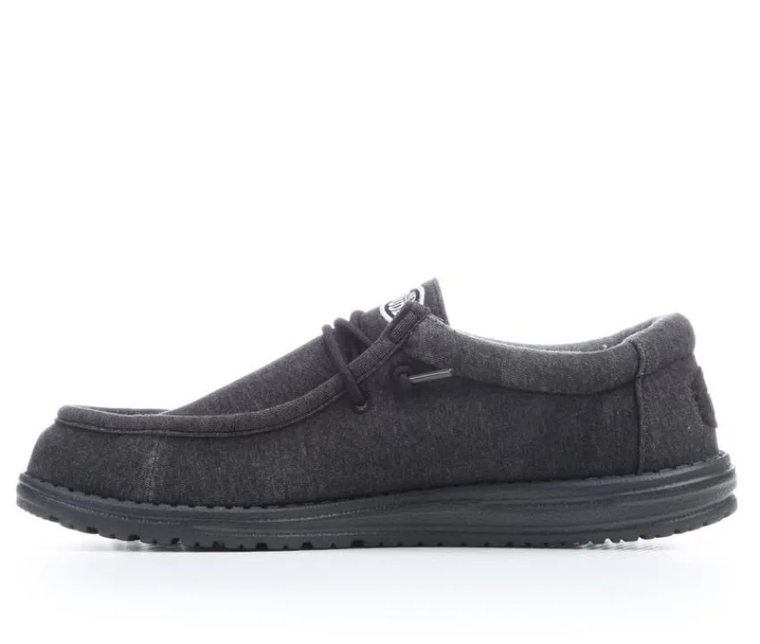 Men's Wally Stretch Sox Jersey Casual Shoes|HEYDUDE Hot