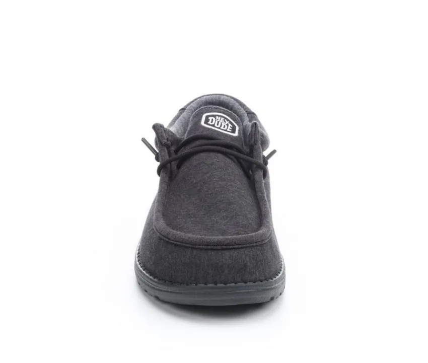 Men's Wally Stretch Sox Jersey Casual Shoes|HEYDUDE Hot