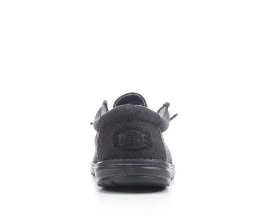 Men's Wally Stretch Sox Jersey Casual Shoes|HEYDUDE Hot