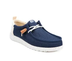 Men's Wally Summer Linen Casual Shoes|HEYDUDE Clearance
