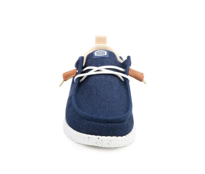 Men's Wally Summer Linen Casual Shoes|HEYDUDE Clearance