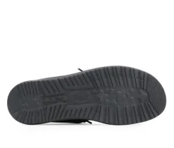 Men's Wally Vintage Classic Black Casual Shoes|HEYDUDE Hot