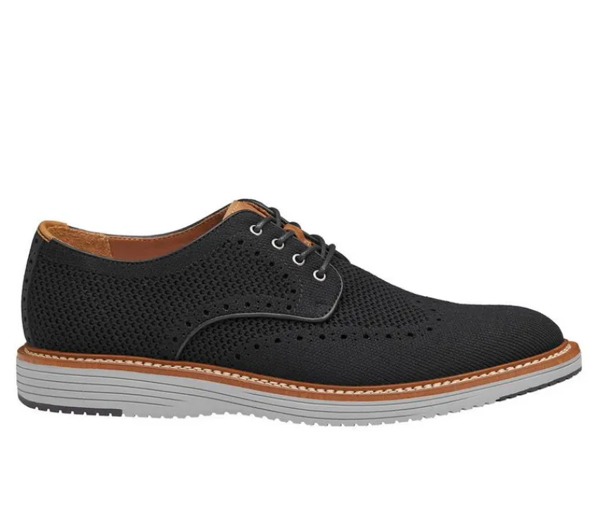 Men's Upton Wingtip Knit Dress Shoes|Johnston and Murphy Online