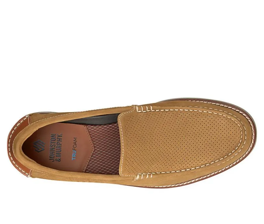 Johnston and Murphy Dress>Men's Upton Perfed Vnetian Loafers