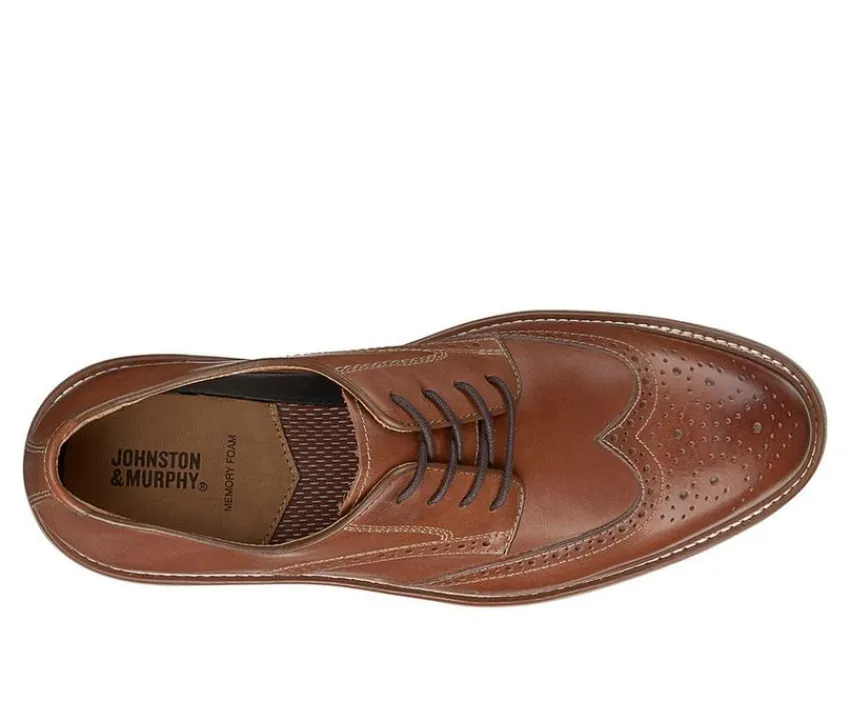 Johnston and Murphy Dress>Men's Upton Wingtip Oxford