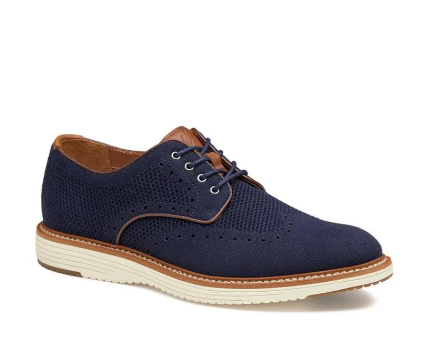 Men's Upton Wingtip Knit Dress Shoes|Johnston and Murphy Outlet