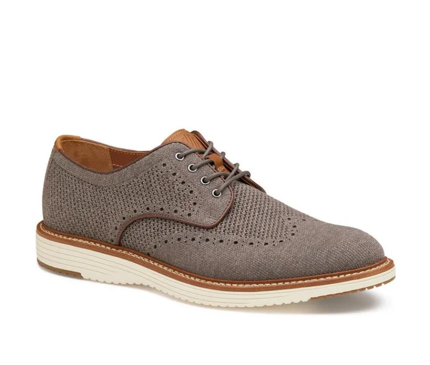Johnston and Murphy Casual>Men's Upton Wingtip Knit Dress Shoes