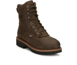 Men's Rivot Waterproof Steel Toe Waterproof Work Boots|Justin Boots Hot