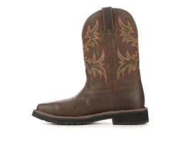 Men's SE4682 Stampede Steel Toe Cowboy Boots|Justin Boots Clearance
