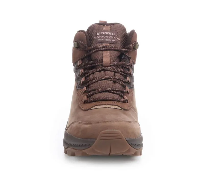 Merrell Hiking & Hunting|Work & Safety>Men's Speed Strike Leather Mid Waterproof Hiking Boots