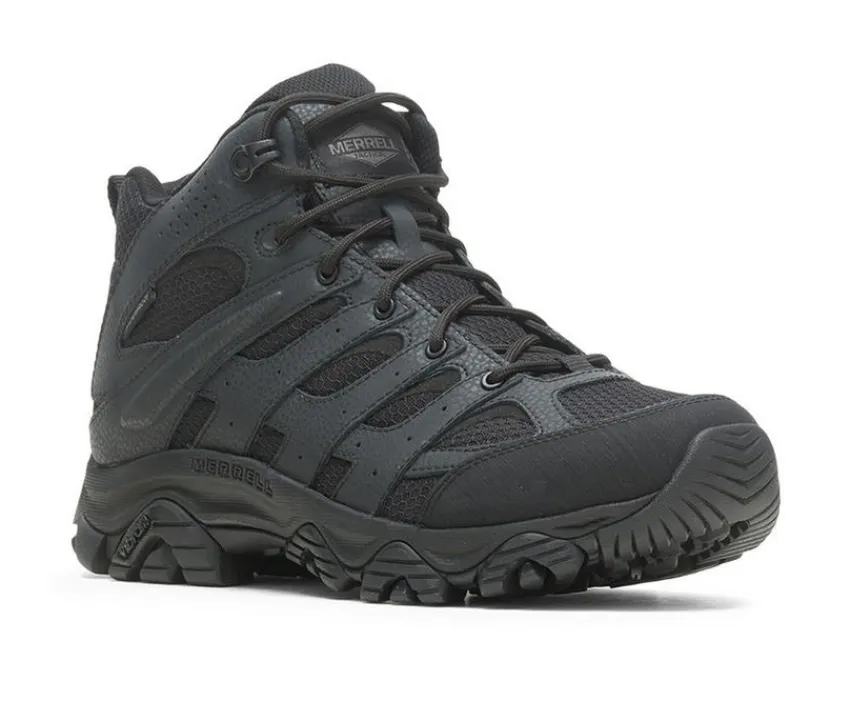 Merrell Work Boots>Men's Moab Mid Tactical WP Work Boots