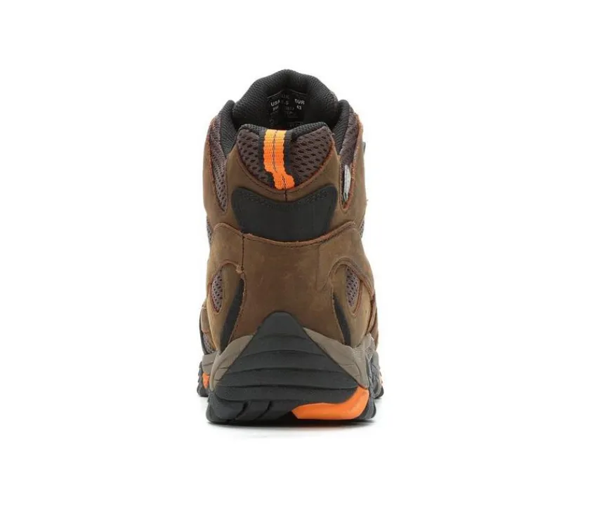 Men's Moab Vertex Mid Waterproof Comp Toe Work Boots|Merrell Work Outlet