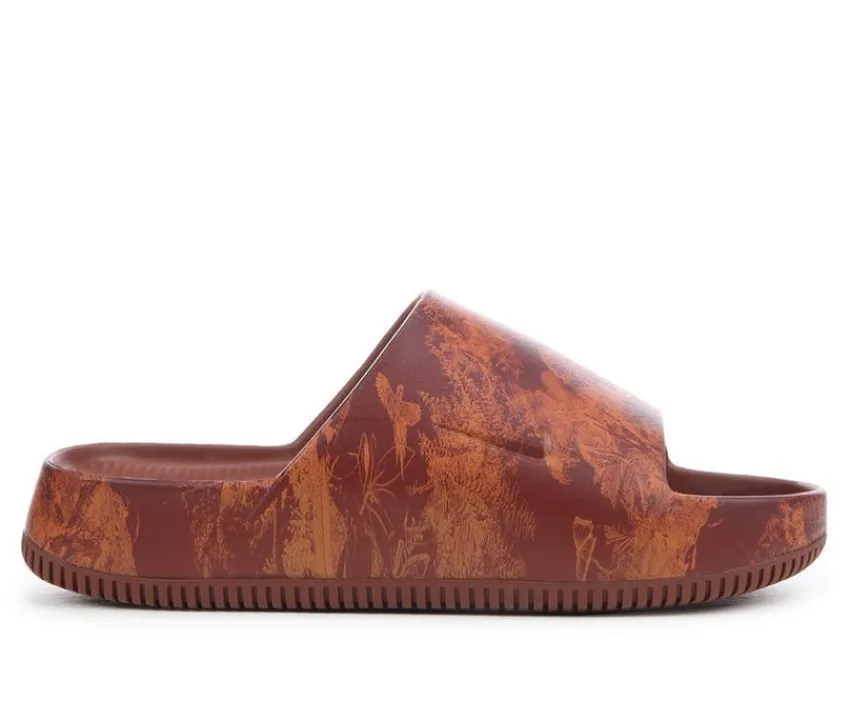 Men's Calm Slide Print Sport Slides|Nike