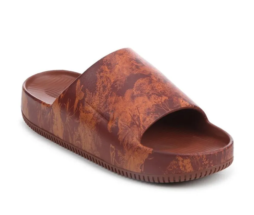 Men's Calm Slide Print Sport Slides|Nike