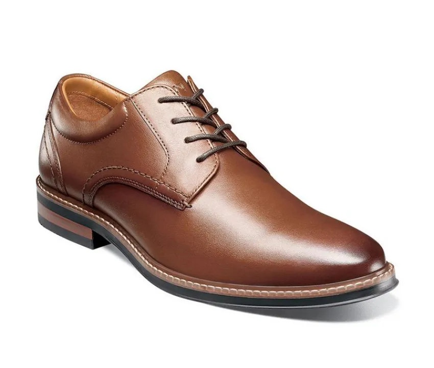 Nunn Bush Dress>Men's Calderone Plain Toe Oxford Dress Oxfords