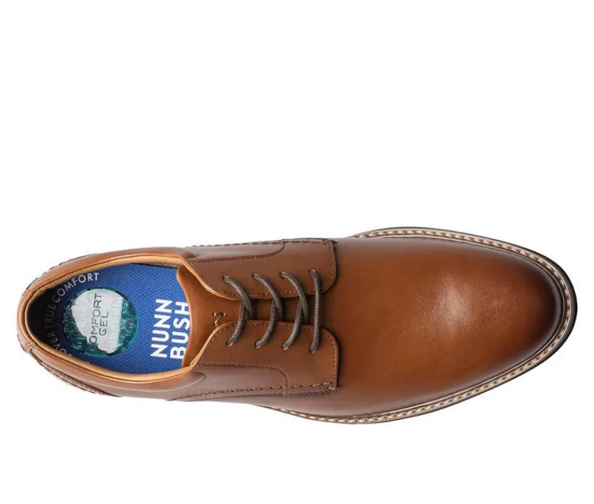 Nunn Bush Dress>Men's Calderone Plain Toe Oxford Dress Oxfords