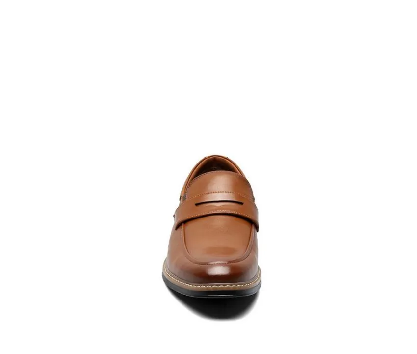 Nunn Bush Dress>Men's Carmelo Moc Toe Penny Loafer Dress Shoes