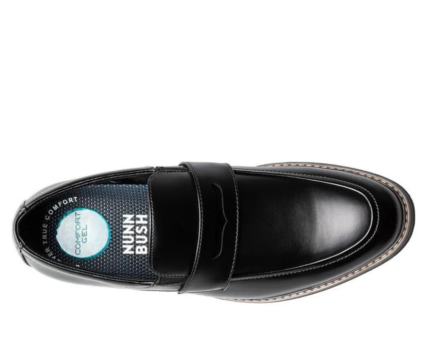 Men's Carmelo Moc Toe Penny Loafer Dress Shoes|Nunn Bush Best
