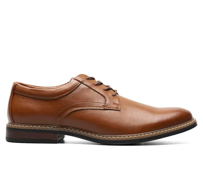 Nunn Bush Dress|Casual>Men's Carmelo Plain Toe Oxford Dress Shoes