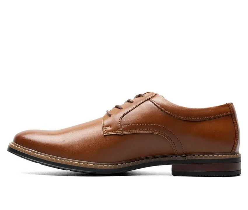 Nunn Bush Dress|Casual>Men's Carmelo Plain Toe Oxford Dress Shoes
