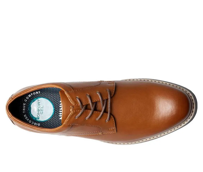 Nunn Bush Dress|Casual>Men's Carmelo Plain Toe Oxford Dress Shoes