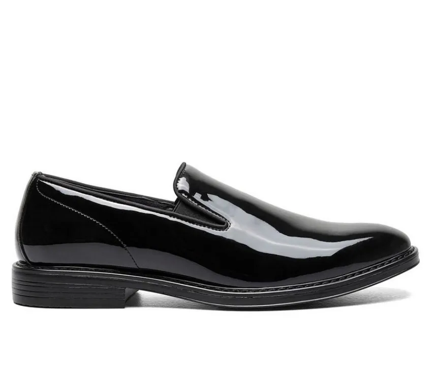 Men's Centro Flex Formal Plain Toe Slip on Dress Loafers|Nunn Bush Discount