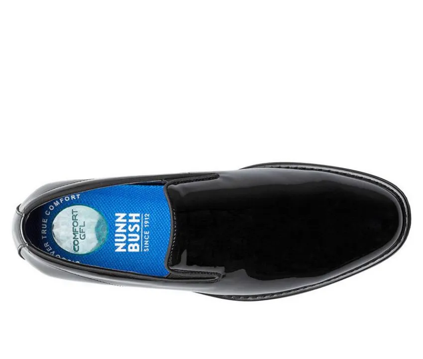 Men's Centro Flex Formal Plain Toe Slip on Dress Loafers|Nunn Bush Discount