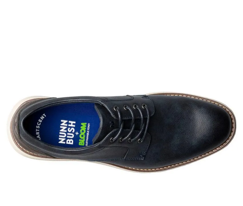 Nunn Bush Casual>Men's Chase Plain Toe Oxfords