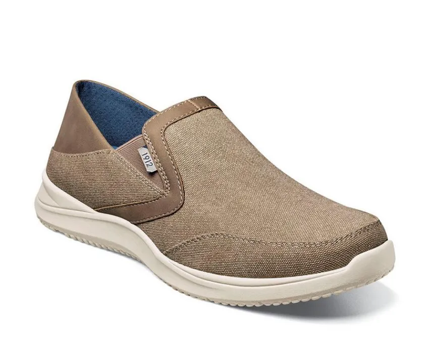 Men's Conway EZ Canvas Moc Toe Slip On Shoes|Nunn Bush
