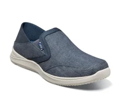 Nunn Bush Casual>Men's Conway EZ Canvas Moc Toe Slip On Shoes
