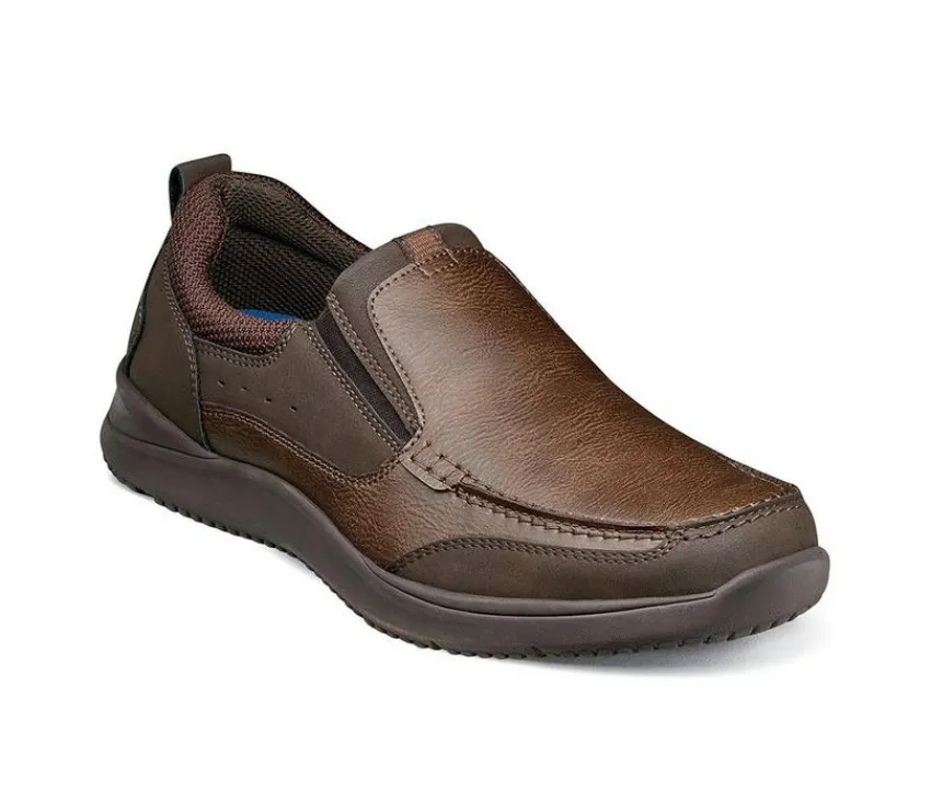 Men's Conway Moc Toe Slip-On Shoes|Nunn Bush Hot